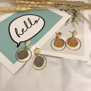 Round Weaving Earring - Syeolli Collection