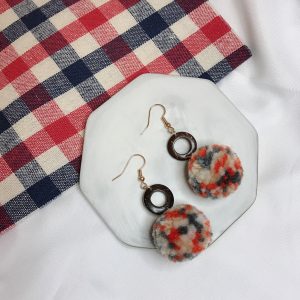 Colour Fluffy Earring - Syeolli Collection